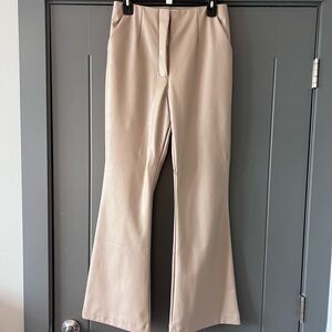 Abercrombie Taupe Leather Pants